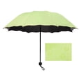 thumbnail image 1 of Umbrella 8-Rib Manual Open Folding Travel Umbrella, Water-Activated Flower Print, Uv Protective Coating, Compact Lightweight Parasol for Rain and Sun, Windproof Travel Essentials, 1 of 9