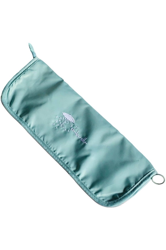 Umbrella Bag, Water-Absorbent Umbrella Bag Case with Zippered Closure, Folding Wet Umbrella Carry Case For Home Camping