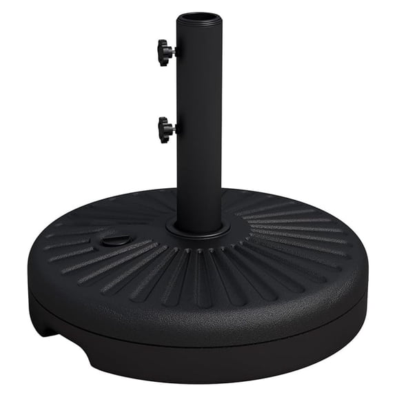 Umbrella Base Outdoor 82lb, Patio Umbrella Stand Water Filled, Heavy Duty Umbrella Holder for 6-10ft Umbrellas, Black