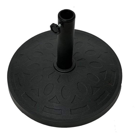 Umbrella Base Patio, 30.8lb Heavy Duty Round Stand  Pre-Filled Outdoor Table Umbrella Base Black