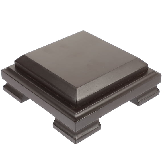 Umbrella Base Plate Wooden Teapot Multipurpose Display Stand