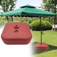 thumbnail image 1 of Umbrella Base Stand, Beach Umbrella Stand, 25L Heavy Duty Weight Pole Holder, Sun Umbrella Base Patio Umbrella Stand for Lawn Red, 1 of 8