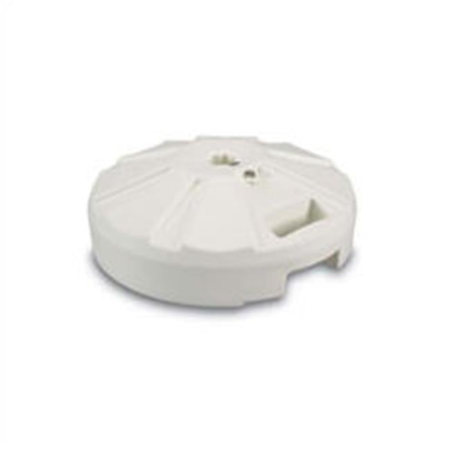 White Fillable Concrete Patio Umbrella Base