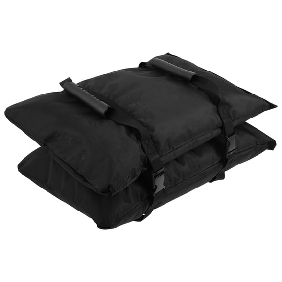 Umbrella Base Weight Sand Bag with Handle Stable Versatile Fillable Weight Bag Sturdy Black Weighted Base Sandbag for Outdoor Usage