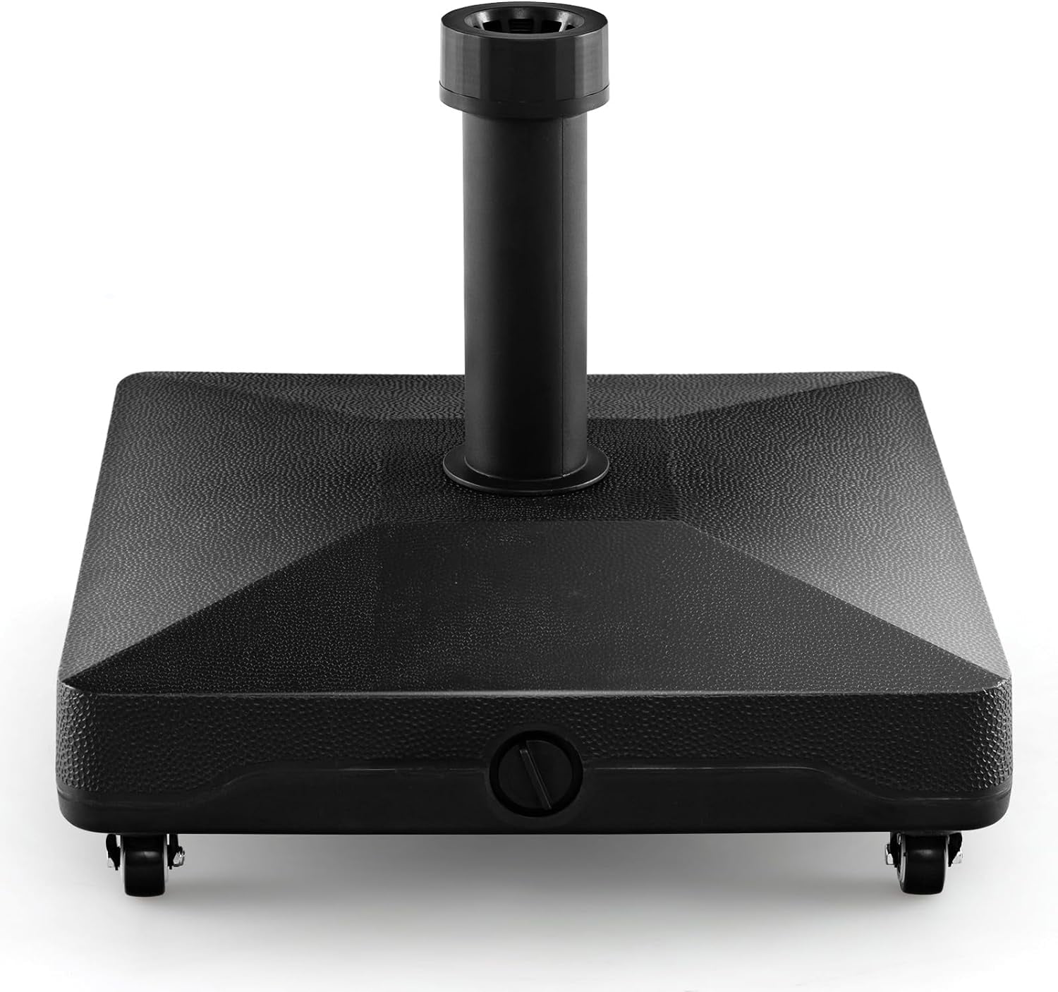 Umbrella Base with Wheels, 54 lbs Fillable Mobile Umbrella Base, Water or Sand Filled, Heavy