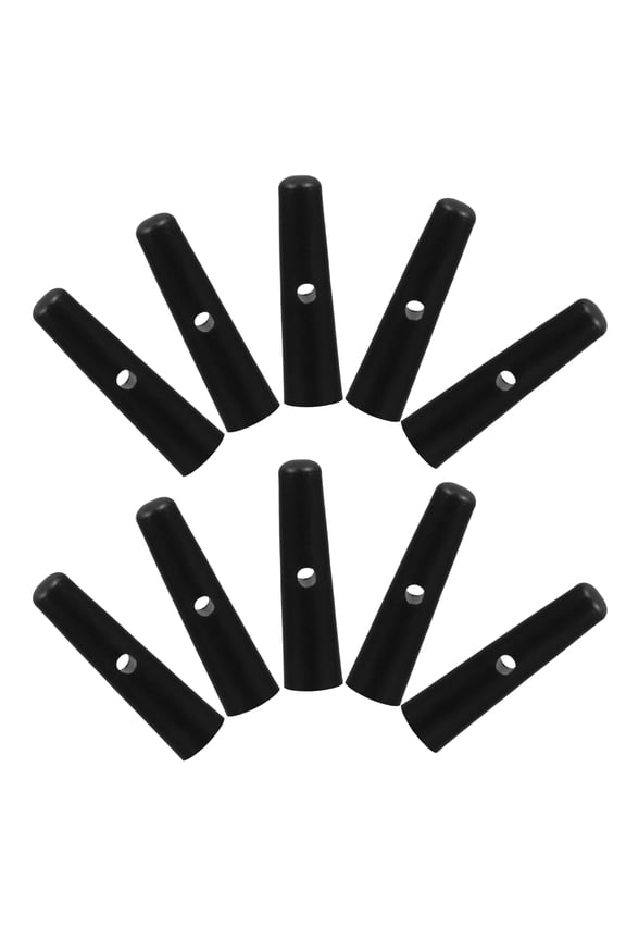 Umbrella Beads Repair Umbrella Accessories Plastic Black 2.80X0.80X0.80CM 10 Pcs