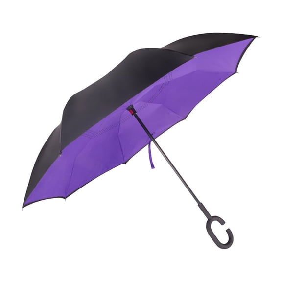 LINMOUA Umbrella Boutique Innovative Reverse Umbrella Double-layer Sun Umbrella Sunshade Umbrella C-shaped Creative Reverse Umbrella P