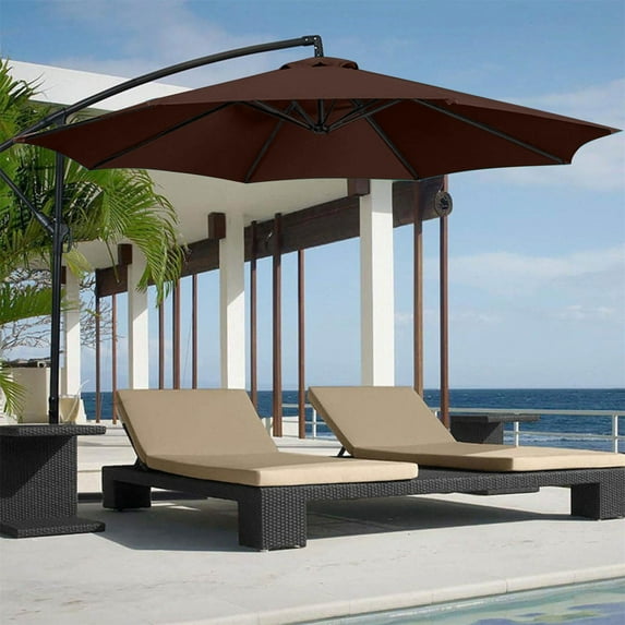 Umbrella Canopy Clearance! 9 Ft Patio Umbrella Replacement Canopy for 8 Ribs Table Market Yard Umbrella Replacement Top Cover