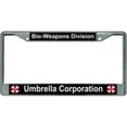 thumbnail image 1 of Umbrella Corporation Bio Weapons Chrome License Plate Frame, 1 of 1