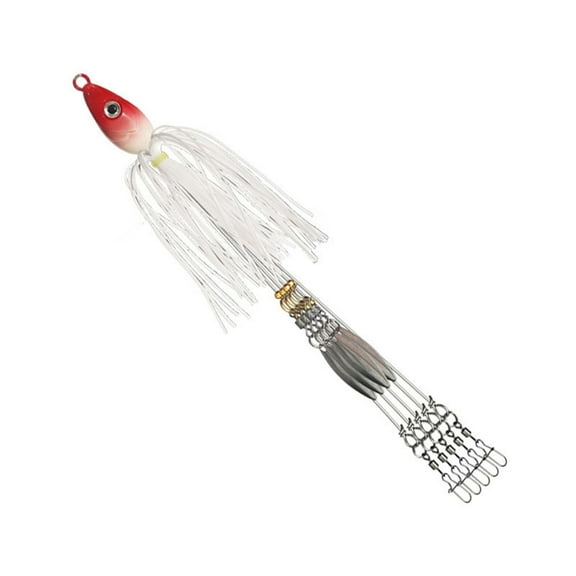 Umbrella Fishing Rig Bass Fishing Lures Baits 5 Arm A-Rig Swimbaits Umbrellas Fishing Swimbait Lures Easy to Use