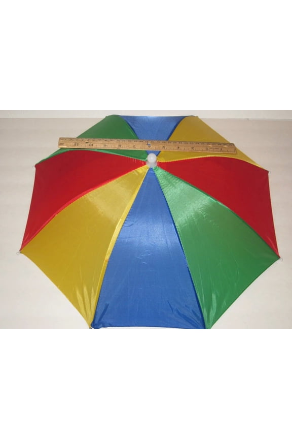 Umbrella Hat 20" - Funny Hat, Joke, Sight Gag, Functional Rain & Sun Protection