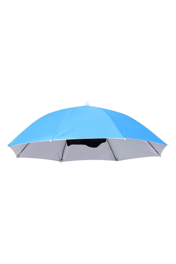 Umbrella Hat, 27.2 inch Fishing Umbrella Hat Hands Free UV Protection Umbrella Cap Adjustable Headwear for Fishing Golf Camping Beach Gardening Sunshade Outdoor
