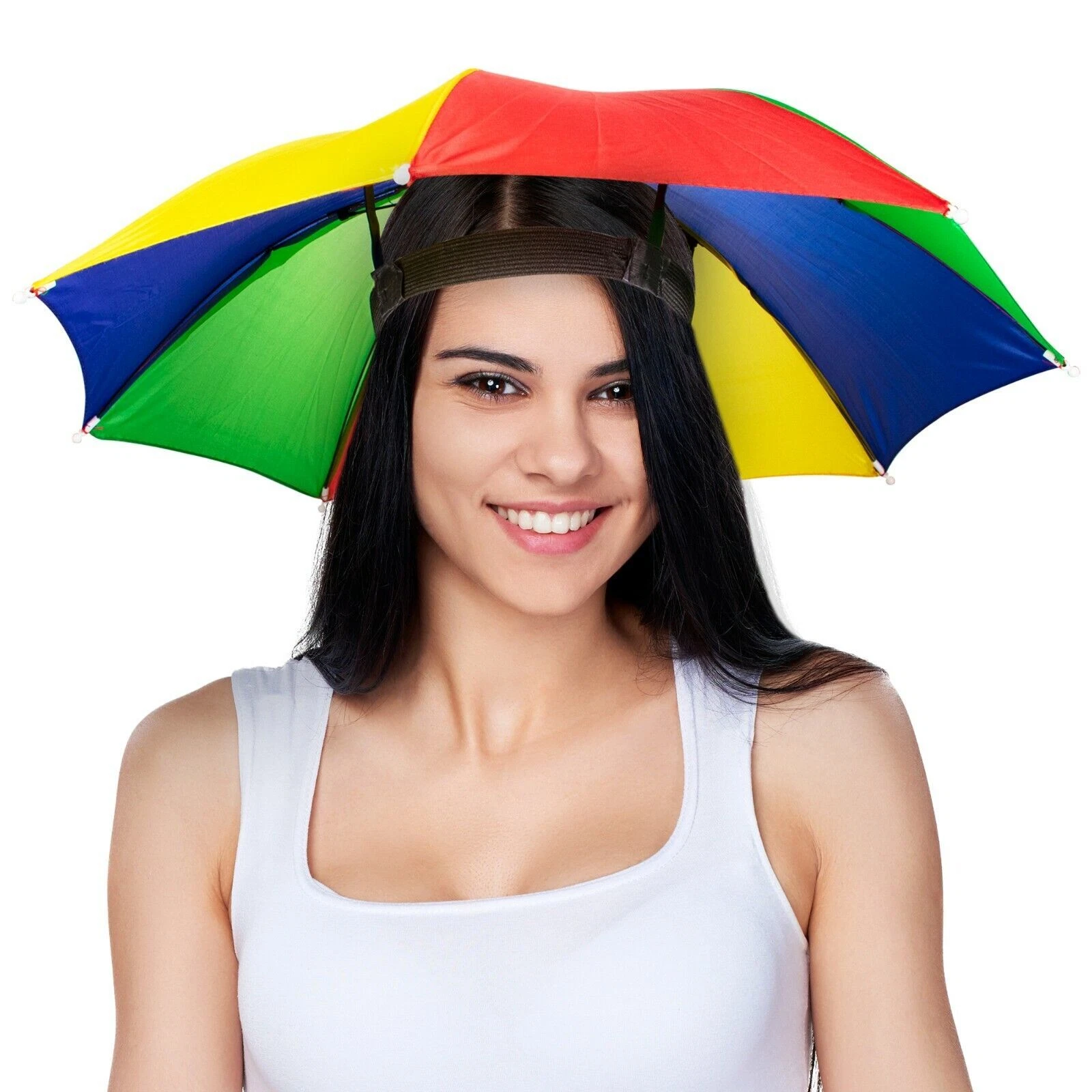 PET KARE Umbrella Hat Cap - Rain Sun Shade Sports Beach Fishing - Kids Adults Hands Free