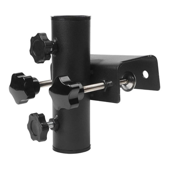Umbrella Holder Clamp for Balcony Railings, Garden Fences, Decking - Fits 23mm to 38mm Parasols with Secure Steel Bracket
