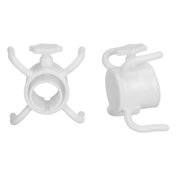 Umbrella Hook, 2Pcs Plastic Beach Umbrella Hook Hanger For Sunglasse For Hat White