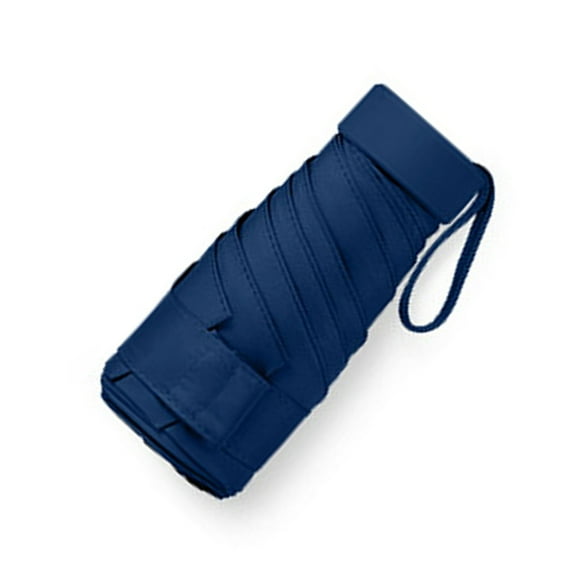 Umbrella Mini Travel Sun Umbrella Waterproof Folding Umbrella Capsule Shape Umbrella With Case