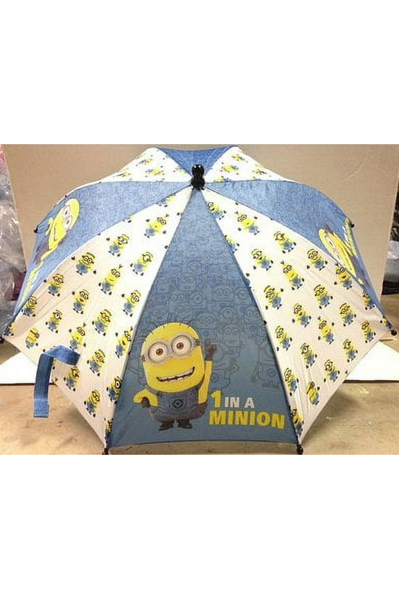 Umbrella - Minions - 1 In a Movie White & Blue (Youth/Kids) New 118710