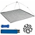 thumbnail image 1 of Umbrella Minnow Trap Net, Collapsible Fishing Bait Net with Rubber Coated Mesh & Steel Frame, Fish/Shrimp/Crayfish Trap Cast Net for Creek, Pond Fishing, Foldable Baitfish Catcher, 1 of 7