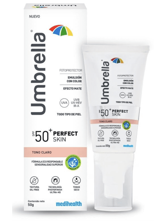 Umbrella Perfect Skin SPF+50 Tinted Light Oil-Free 50 g