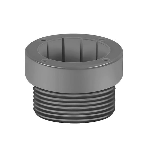 Umbrella Pole Stabilizer Sleeve - 1 3/4" Threaded Adapter for Pool & Patio Umbrellas - Durable Insert for Secure Outdoor Umbrella Setup (Pool Deck Accessory)