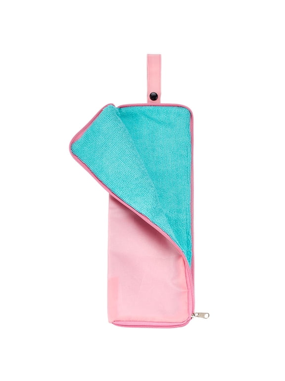 Umbrella Protective Cover Waterproof Umbrella Bag Pink Anti Dust Reversible Carry Case 3712.5cm for Storage Travel Home Car Wet Daily Use