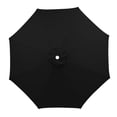 thumbnail image 1 of Umbrella Replacement Canopy, Canopy Replacement Cover, 106 in Diameter, 8 Rib Compatible, Black, Xl, Outdoor Umbrella for Patio, 1 Pc, 1 of 3