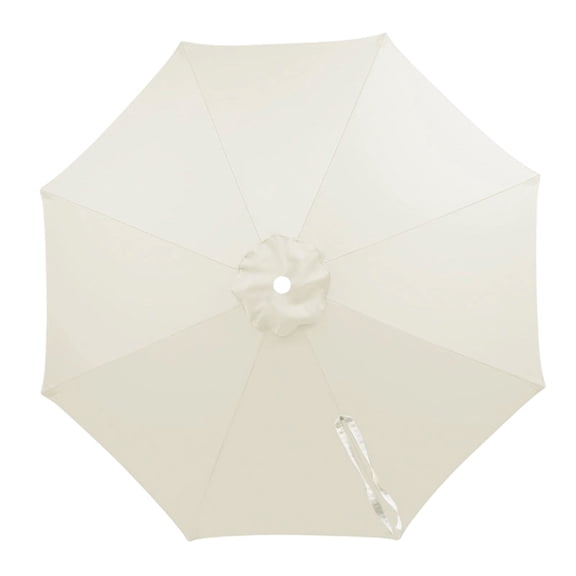 Umbrella Replacement Canopy ,Outdoor Market Patio Table Umbrella Top Canopy Cover for Backyard Garden Courtyard Swimming Pool White