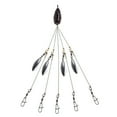 thumbnail image 1 of Umbrella Rig Fishing Ultralight Tripod Bass Lures Bait Kit Junior Ultralight Willow Blade Rig, 1 of 6