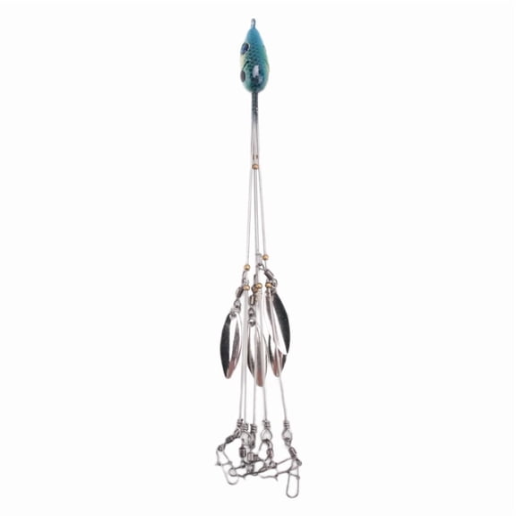 Umbrella Rigs for Stripers Fishing, Freshwater Fishing Swimbait Lures Rig Kit, Blue