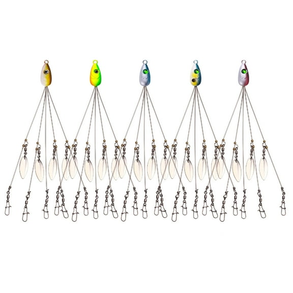 Umbrella Rigs for Stripers Fishing Swimbaits Baits Rigs Set Umbrella Fishing Rigs for Stripers Fishing