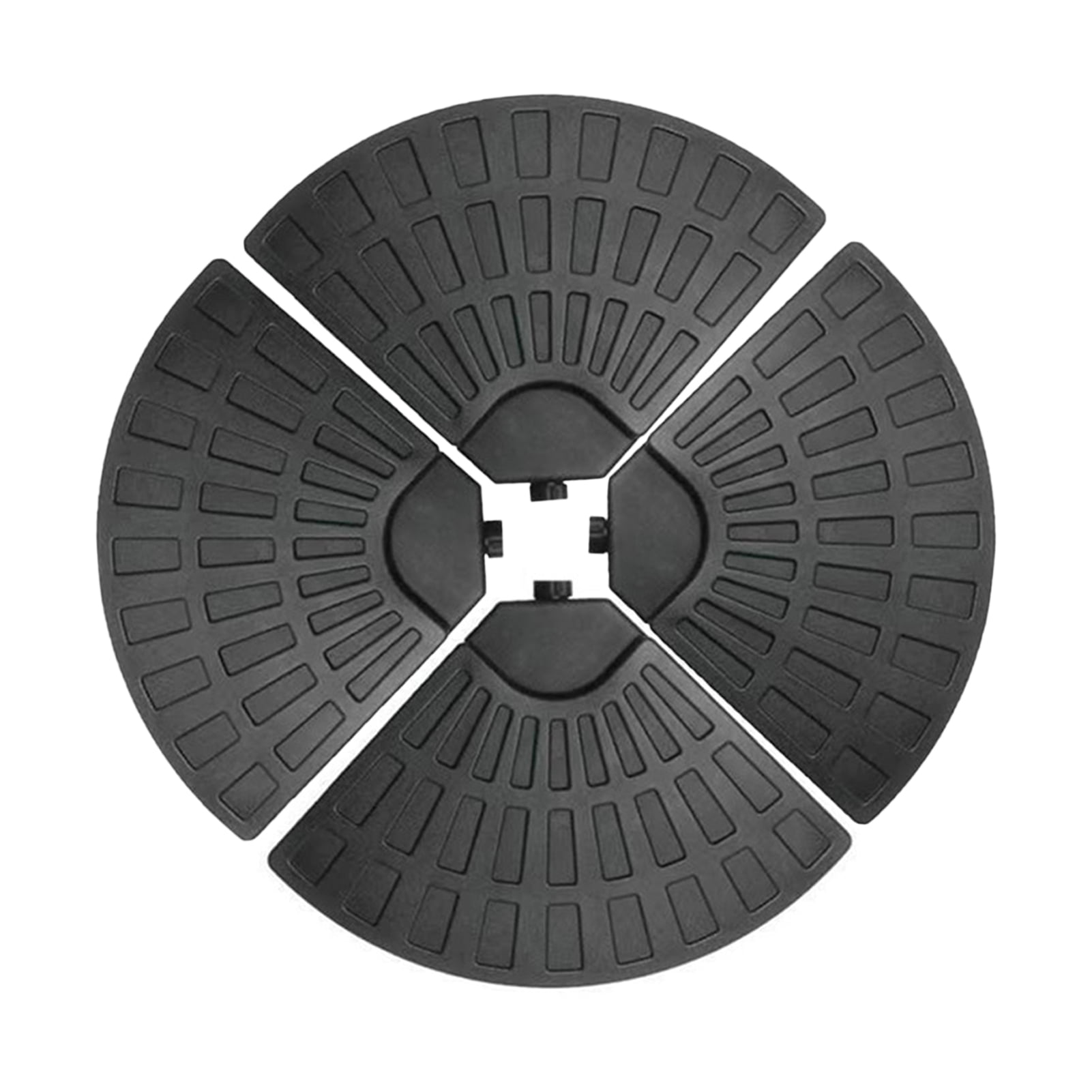 Umbrella Stand 4Piece Patio Umbrella Base HDPE Heavy Duty Cantilever