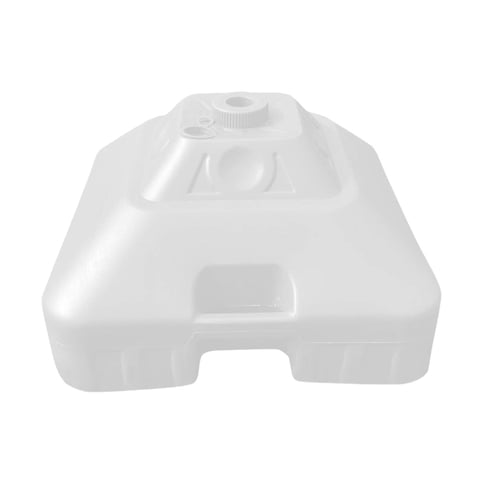Umbrella Stand Base, Water and Sand Fillable Beach Umbrella Stand for Patio, Lawn, Deck, Outdoor, Garden White