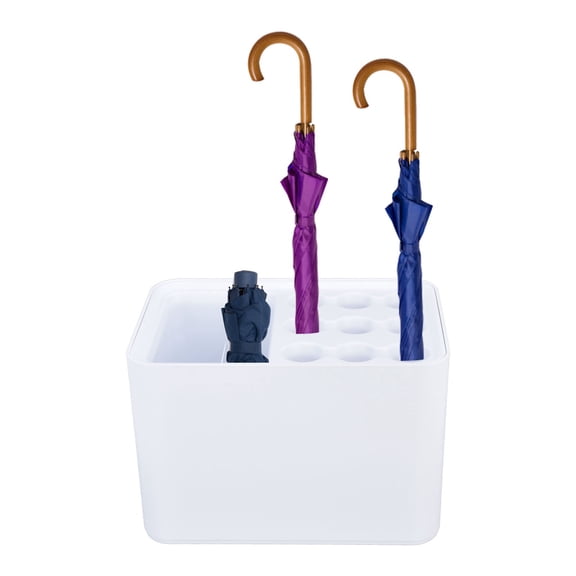 Umbrella Stand Rack for Entryway,Umbrella Bucket Stable Chassis Anti Slip Indoor Space Saving Umbrella Holder with Drip Tray for Home Office Hotel Bars