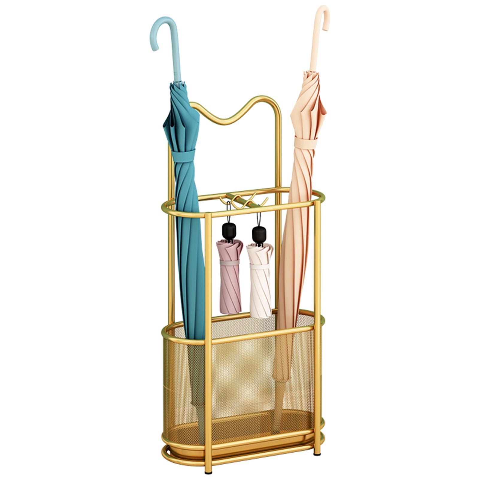Umbrella Stand, Umbrella Holder with Drip Tray, Umbrella Organizer, for Hallway, Porch, Office and Door Entrances