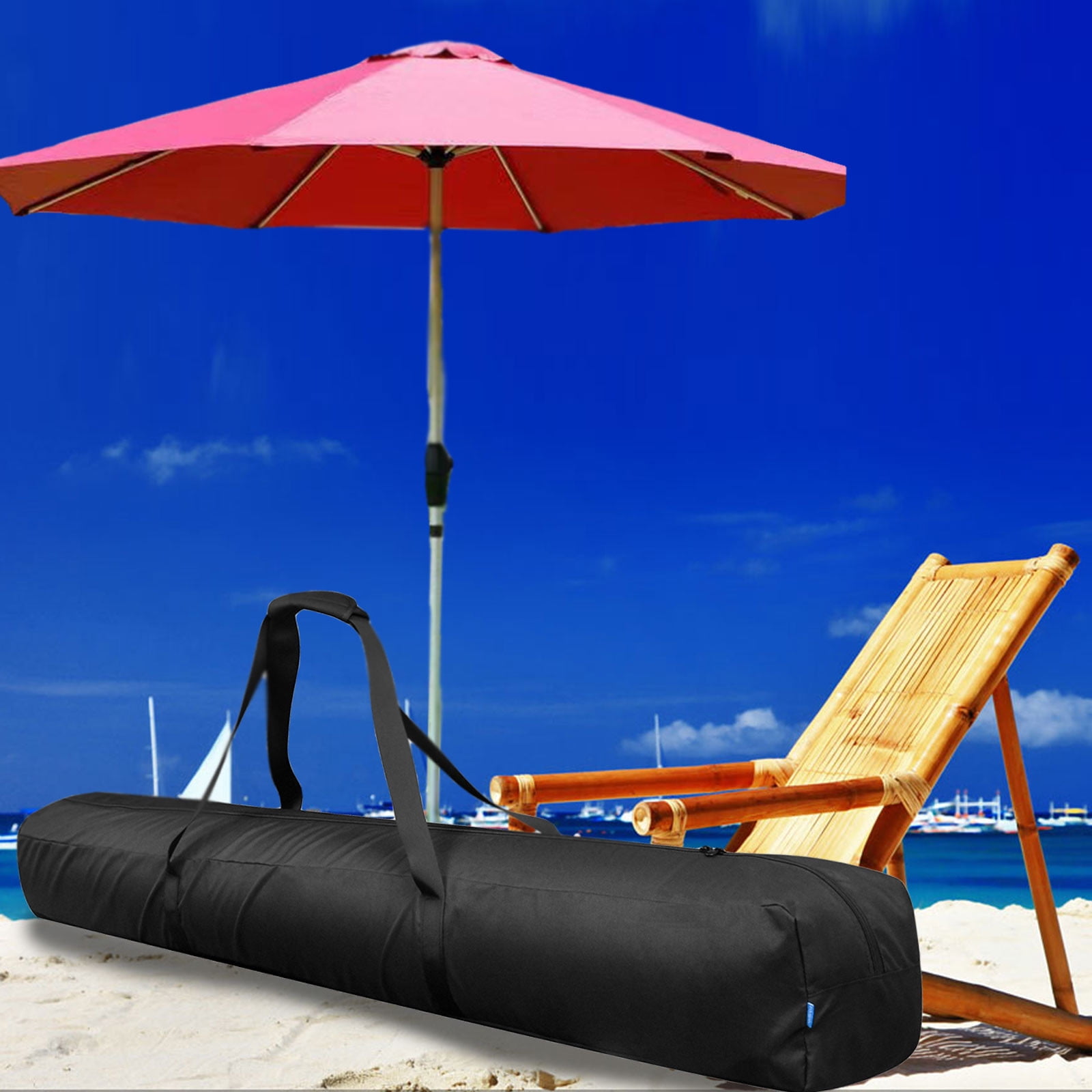 Under 11 Price Drop Alert Deals Clearance Umbrella Storage Bag 57 Inch Waterproof Umbrella Carry Bag Beach Patio Umbrella Storage Bag for Outdoor Umbrellas, Waterproof, Perfect for Most Parasols