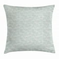 thumbnail image 1 of Umbrella Throw Pillow Cushion Cover, Vintage Wedding Parasols Bridal Shower Theme with Floral Bouquets, Decorative Square Accent Pillow Case, 16 X 16 Inches, Pale Sage Green Pink White, by Ambesonne, 1 of 2