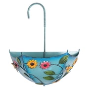 Umbrella Wall Planter, Hanging Flower Pot, 11.81"x14.17" Blue 1-Piece, Wall Mounted Flowerpot for Dorm Room Aesthetics, LLLDMXY