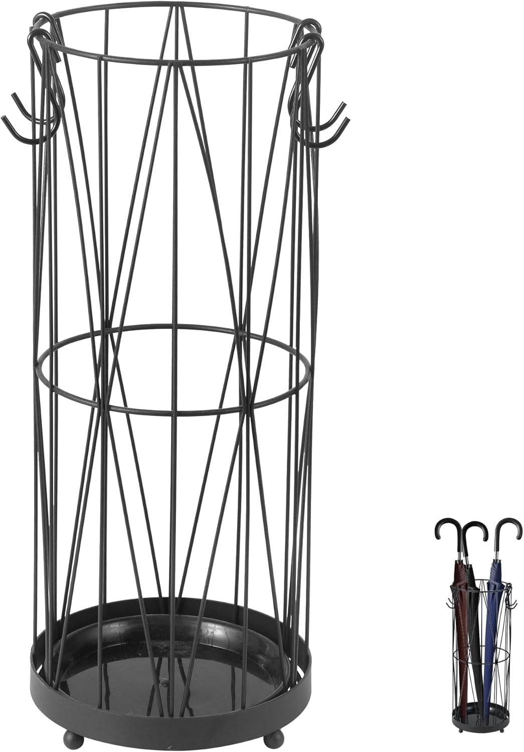 KitchenGenie Umbrella holder for entryway | Keep Your Floors Dry and Tidy with our Indoor Stand Stylish Rack Convenient Storage Solution.