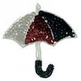 thumbnail image 1 of Umbrella with Multi-Colored Beaded Sequin Applique/Patch, 1 of 2