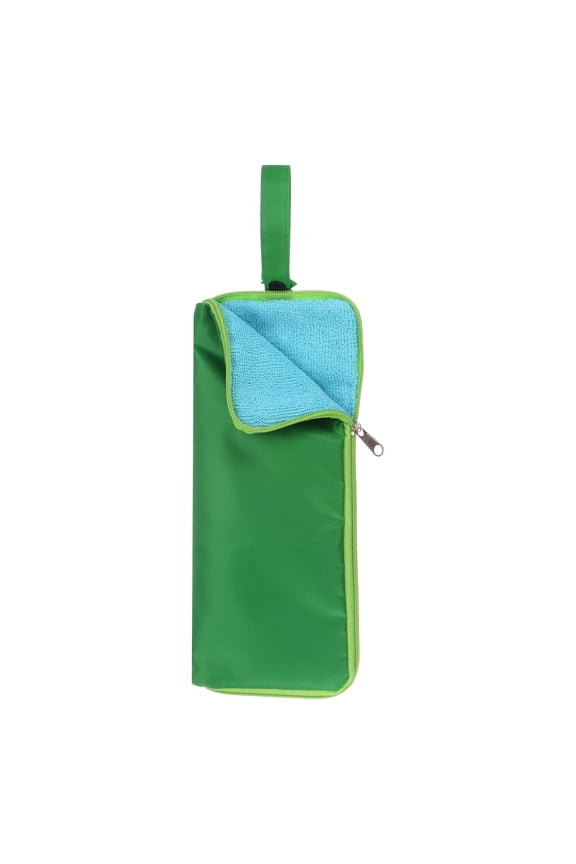 Umbrellas Bag Carry Bag 4.9"x11" Portable Reversible Wet Umbrella Sleeve Folding Cover Waterproof Pouch Case Green