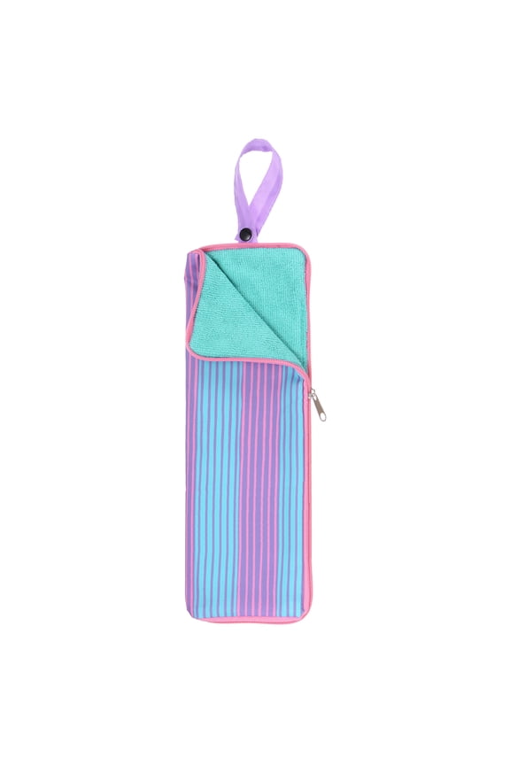 Umbrellas Bags for Wet Travel Umbrellas 4.9"x14.2" Portable Cover Carry Storage Bag Case Sleeve Pink Stripe
