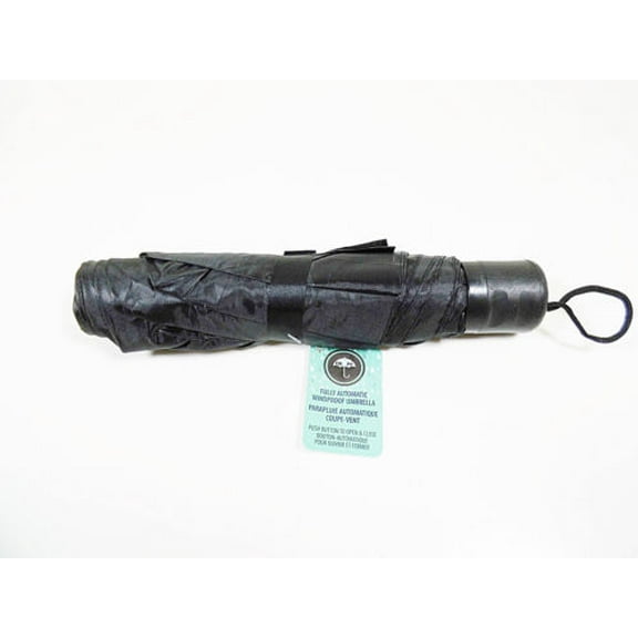 Umbrellas Folding Travel Rain Windproof Umbrella 38" Black