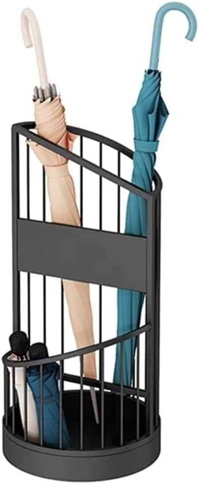 Umbrellas Storage Rack 2 Tiers Metal Umbrella Stand Entryway Umbrella ...