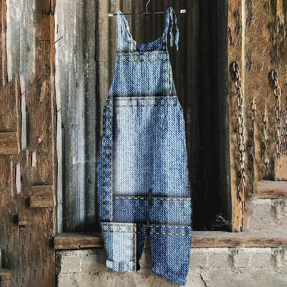 Umbreon Rompers for Women Adjustable Printed Sleeve Less Overalls Jumpers Loose Wide Leg Jumpsuit Casual Summer Vacation Beach Outfits