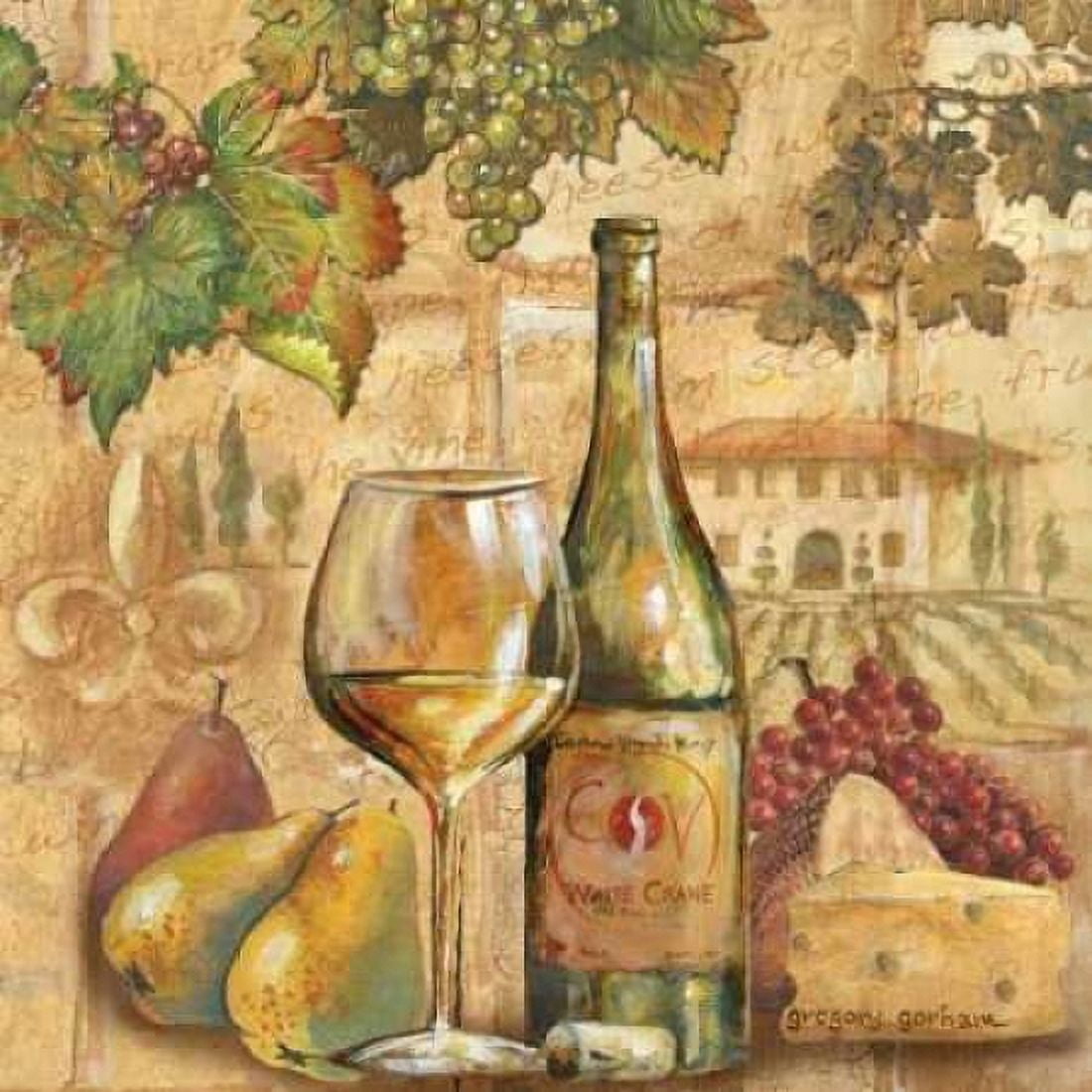 Umbrian Beauty Canvas Art - Gregory Gorham (24 x 24)