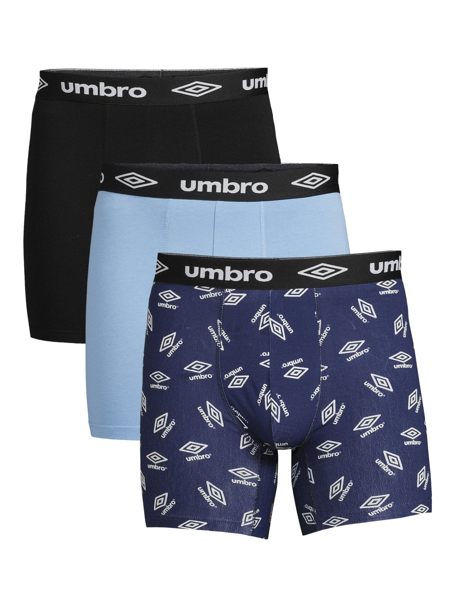 Umbro Mens Plain Briefs (Pack of 3) (L) (White) at  Men's Clothing  store
