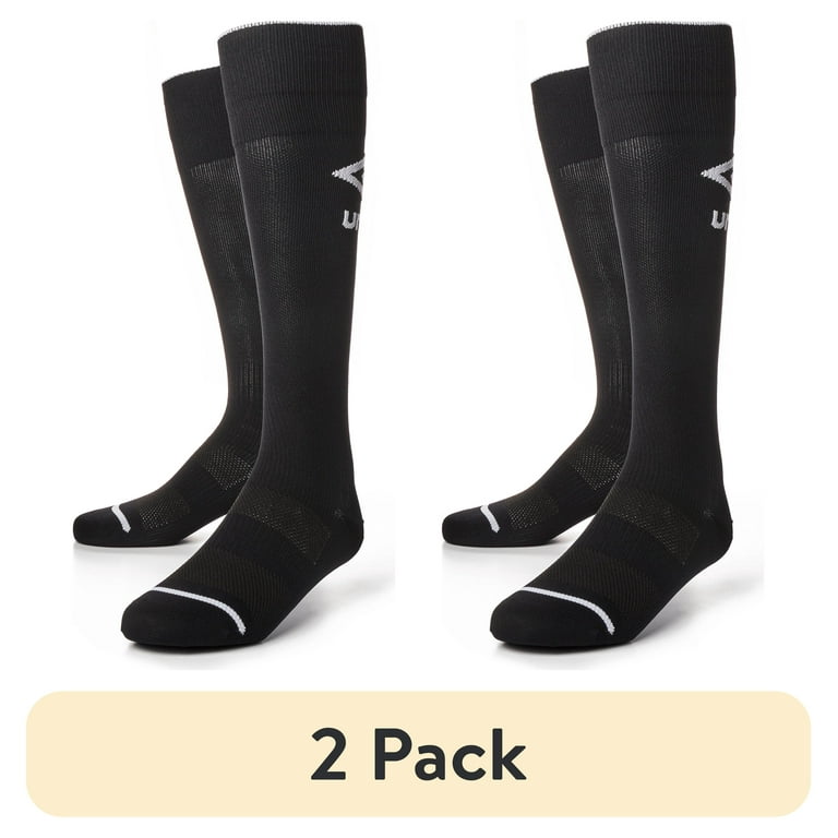 2 pack Umbro Adult Men and Women Soccer Socks Black 1 Pack