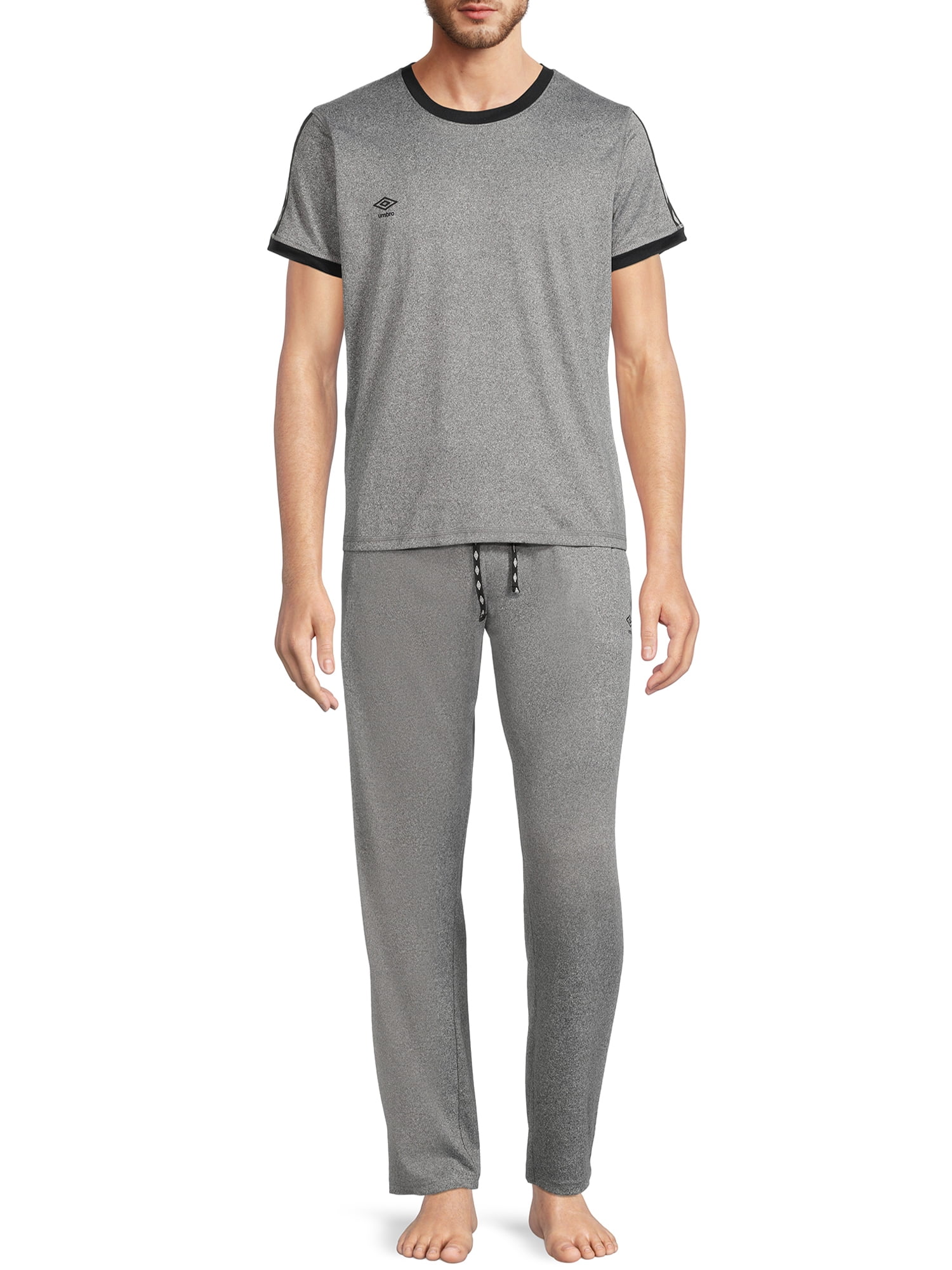 Umbro, Adult Mens, 2-Piece Tee Shirt and Sleep Shorts Pajamas Set, Sizes  S-2XL