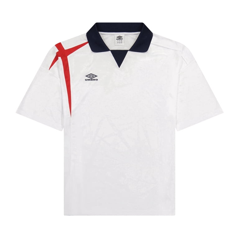 トップス BAL/UMBRO SOCCER JERSEY Umbro, Men's Boxy Football Shirt, Sizes S-XXL, White with Blue