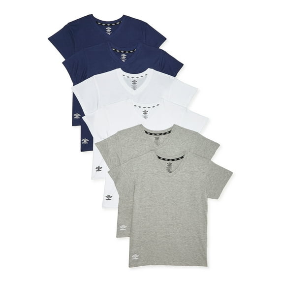 Umbro Boys A-Shirts, 6-Pack (Sizes 4-20)